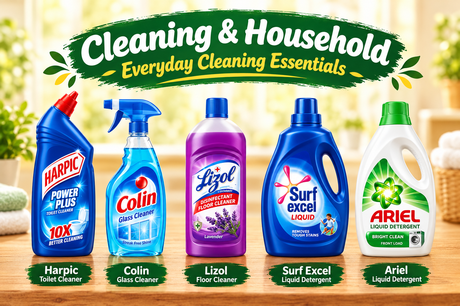 Cleaning & household