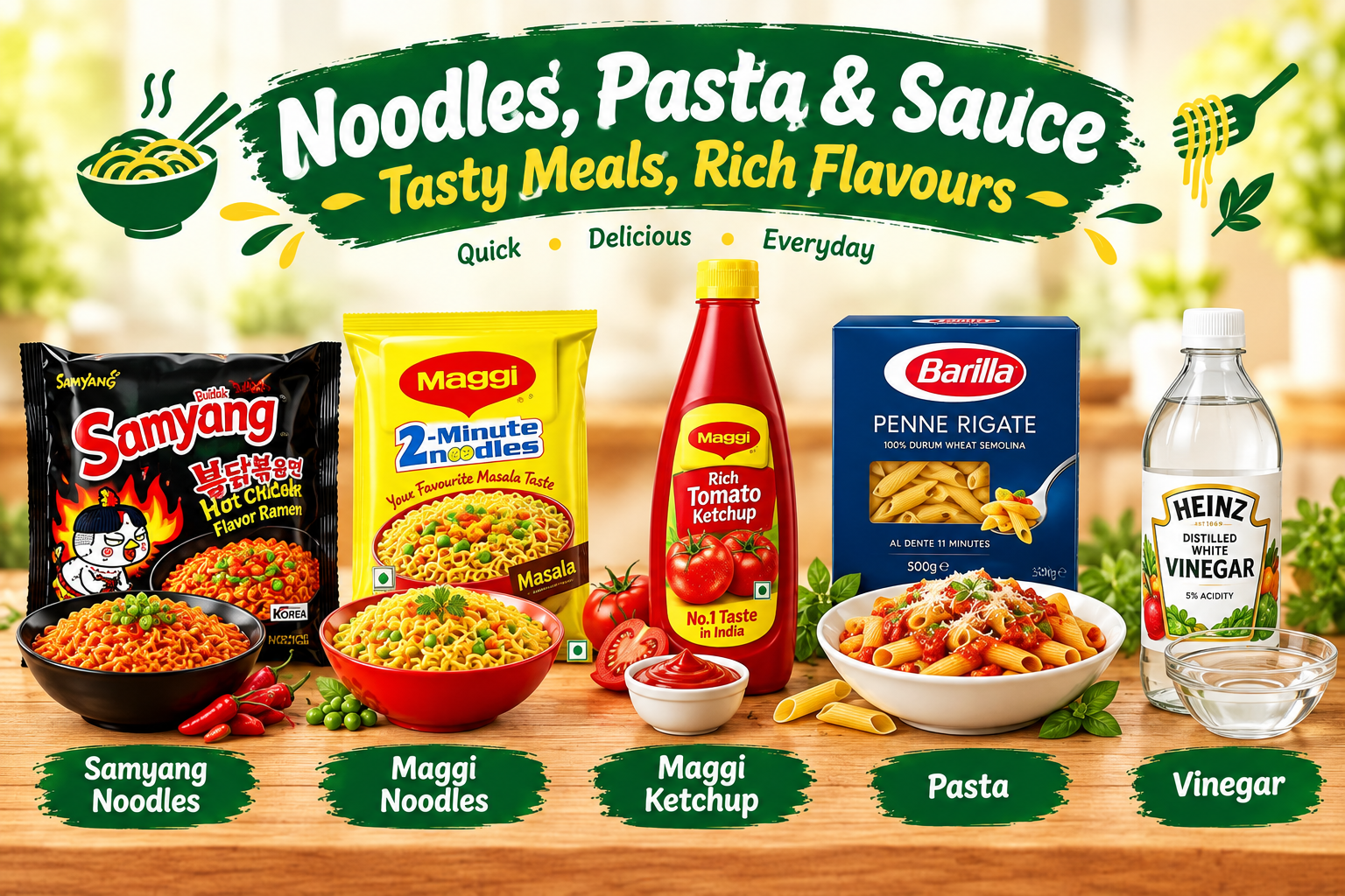 Noodles,Pasta & Sauce