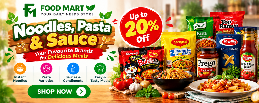 Noodles, Pasta & Sauce