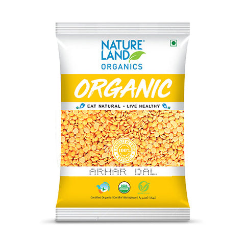 Nature Land Organic Arhar Dal 500G