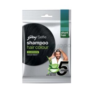 Godrej Selfie Shampo Hair Colr Natural Black1 10Ml