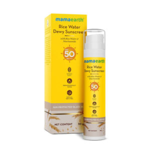 Mamaearth Rice Water Dewy Sunsreenspf50pa++++50G