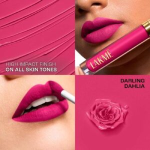 LAkme Rouge Bloom Matte Liqud 201 Daring Dahlia