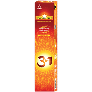 Mangaldeep 3In1 Long Lasting Fragrances 14Gm