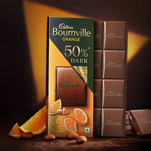 Cadbary Bournville Orange 50% Dark 75G