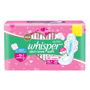 Whisper Skin Love Soft Xl 30 Pads