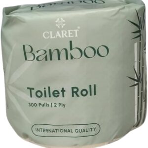 Claret Bamboo Toilet Roll 300P 2Ply