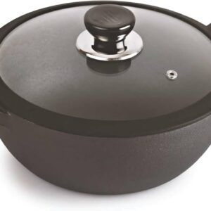 Cello Deep Kadai With Glass Lid 22Cm 2.4Ltr