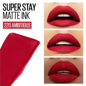 Maybelline Ss Matte Ink 220 Ambitious Lip Color 5M
