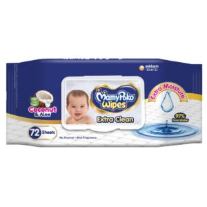 Mamypoko Extra Clean Wipes Aloe Vera 72Sheets