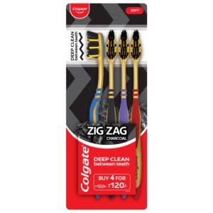 Colgate Zigzag Charcoal Buy4 M
