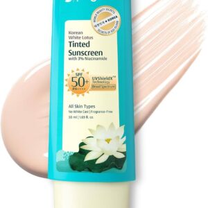 Pilgrim Korean W Lotus Tined Sunscrn Spf 50+Pa+50M