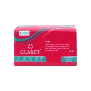 Claret Napkins 27X30 Cm 100 Sheets