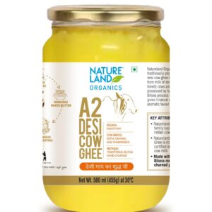 Nature Land Organics A2 Desi Cow Ghee 318.5Ml