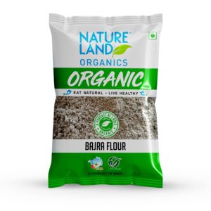 Nature Land Organic Bajra Flour 500G