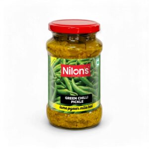 Nilons Green Chilli Pickle 400G