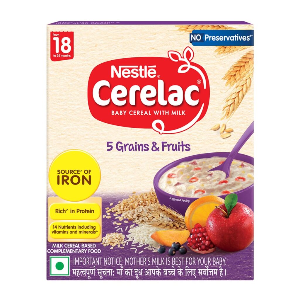 Nestle Cerelac 5 Grains And Fruit 300