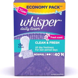 Whisper Daily Liners Fresh Scent 40N