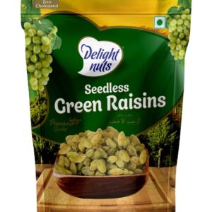 Delight Nuts Seedless Green Raisins 200G