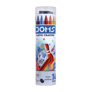 Doms Plastic Crayons 14Shads