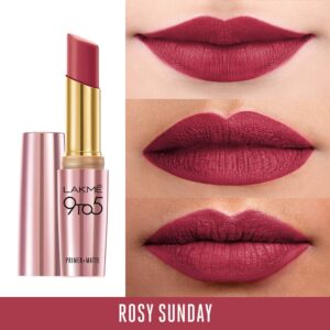 Super Mtte Lakme Lipstic Rosy Sunday 3.5Gm