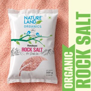 Nature Land Organic Himalayan Rock Salt 500G