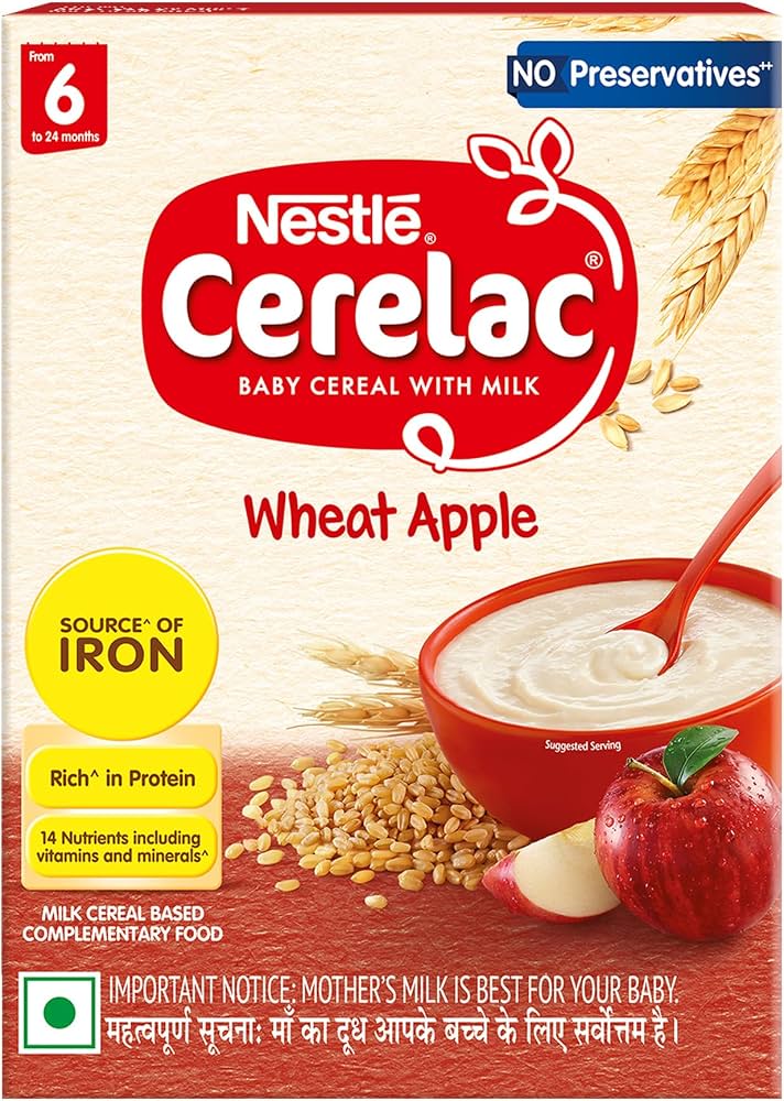 Nestle Cerelac Wheat Apple 360Gm