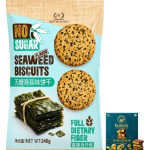 No Sugar Seaweed Biscuit Full Dietary Fiber 240G