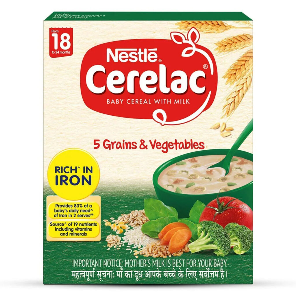 Nestle Cerelac 5 Grains And Veg 300G