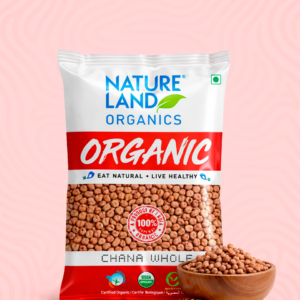 Nature Land Organic Chana Whole 500G