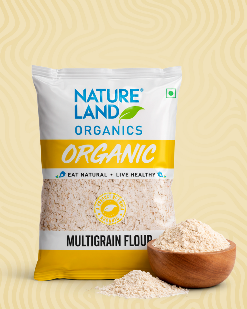 Nature Land Organics Multigrain Flour 750G