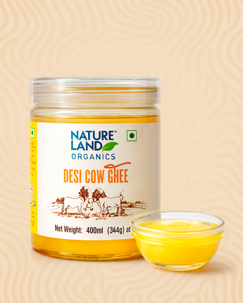 Nature Land Organics Desi Cow Ghee 400Ml