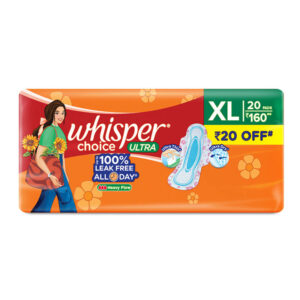 Whisper Choice Ultra Xl 20Pads