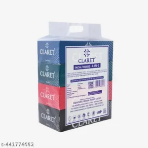 Claret Facial Tissue 4In1