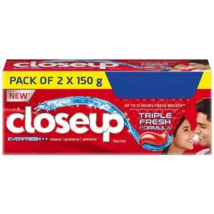 Closeup Ever Fresh Plus 2X150gm Tf Tp
