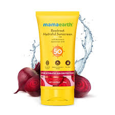 Mamaearth Beetroot Hydraful Sunscreen Spf50 50Gm