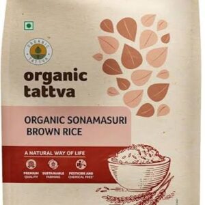 Organic Tattva Brown Sonamasuri Rice 5Kg