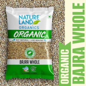 Nature Land Organic Bajra Whole 1Kg