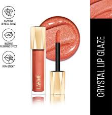 Lakme Glitterati Lip Glaze 302 Honey Haze 5 Ml