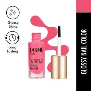 Lakme 9To5 Nail Color Pink Flash 6 Ml