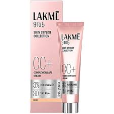 Lakme 9 To 5 Cc Complexion Care Crm 01 Beige Spf30