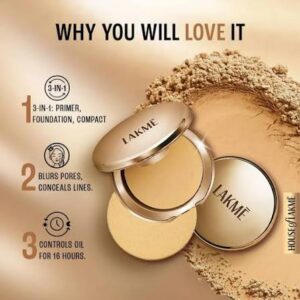 Lakme 9 To 5 Primer Matte Powder Found Ivory Crm9g