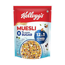 Kelloggs Musli 0 Sugar 500G