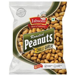 Jabsons Roasted Peanuts Chilly Garlic 140G