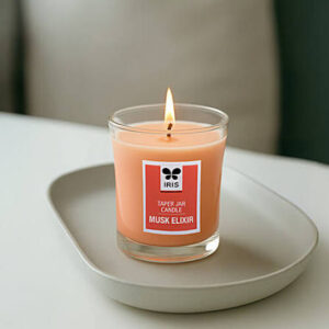 Iris Taper Jar Candle Musk