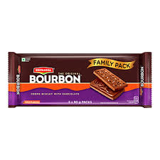 Britannia Bourbon Creme Biscuit Wth Chocolate 90G