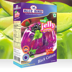Blue Bird Veg Jelly Black Current 100G