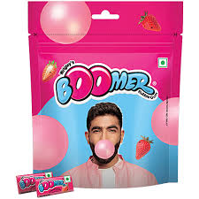 Boomer Strawberry Bubble Gum