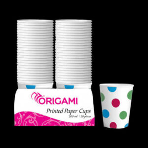 Origami Printed Paper Cup 20Pcs