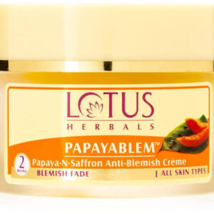 Lotus Herbals Papayablem Sffrn Anti-Blemish Crm50g